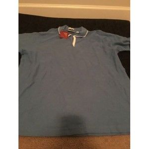 Outer Banks Adult Unisex Short Sleeve Polo Shirt Size XL Blue